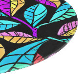 Design von Blätter aus festem Glas Schneidebrett (Ecke)