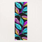 Design von Blätter aus festem Glas Yogamatte (Rückseite)