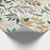 Design von Blätter Geschenkpapier (Ecke)