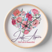 Design von Blume überwachen Uhr (Vorderseite)