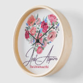 Design von Blume überwachen Uhr (Winkel)