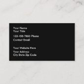 Design von Business Cards für Automotive Theme Visitenkarte (Rückseite)