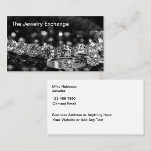Design von Business Cards für klassische Schmuckst Visitenkarte