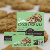 Design von Cookies, Bereitstellung von Werbemittel Flyer
