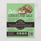 Design von Cookies, Bereitstellung von Werbemittel Flyer (Vorne)