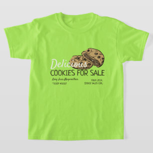 Design von Cookies, Bereitstellung von Werbemittel T-Shirt
