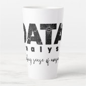 Design von Datenanalytikern - Sinn für Unsinn mach Milchtasse (Vorderseite)
