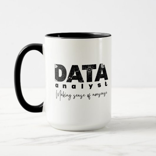 Design von Datenanalytikern - Sinn für Unsinn mach Tasse (Links)