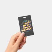 Design von Datenwissenschaften - Daten oder sie si Ausweis (Handheld)