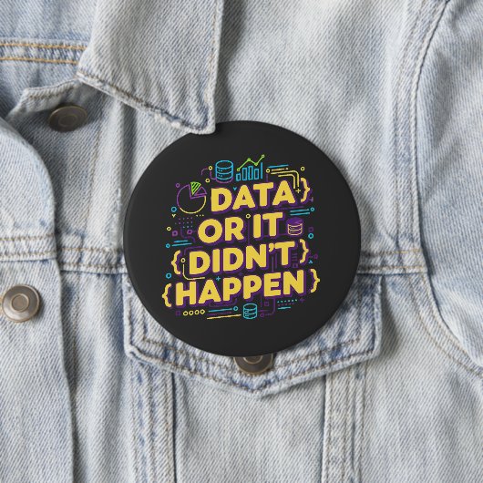 Design von Datenwissenschaften - Daten oder sie si Button (Beispiel)