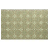 Design von Earthy Green und Brown Mandala Stoff (Fat Quarter (45,7 x 55,9 cm))