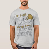 Design von Falsch- und Games-Referenz-Anführungsze T-Shirt (Vorderseite)