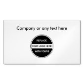 Design von Firmenlogos Magnetische Visitenkarte (Vorderseite)