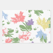 Design von Floating-Pastel-Blume Geschenkpapier Set (Vorderseite)