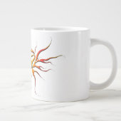 Design von Flügeldrachen - rot Jumbo-Tasse (Rechts)