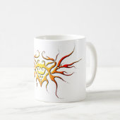 Design von Flügeldrachen - rot Kaffeetasse (VorderseiteRechts)