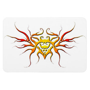 Design von Flügeldrachen - rot Magnet