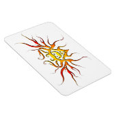 Design von Flügeldrachen - rot Magnet (Rechte Seite)