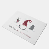 Design von Gnome und Reindeer skandinavisches Tomt Fußmatte (Schrägansicht)