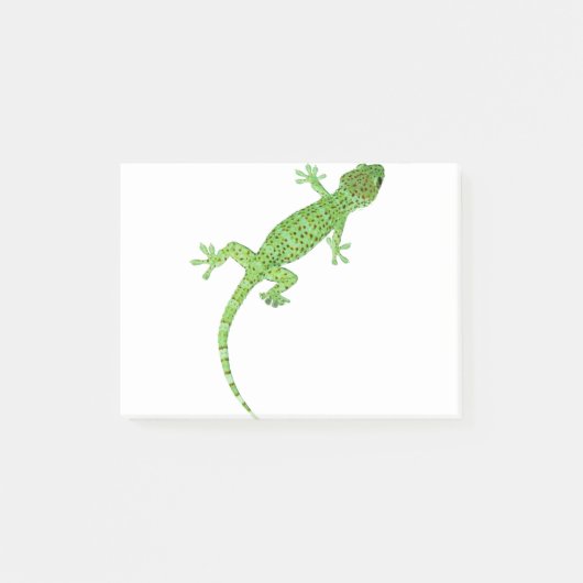 Design von Haustieren Gecko Lizard Post-it Klebezettel (Vorderseite)