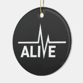 Design von Heartbeat Keramik Ornament (Links)