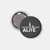 Design von Heartbeat Magnet (Vorderseite/Rückseite)