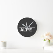 Design von Heartbeat Runde Wanduhr (Zuhause)