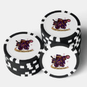 Design von Hexenmeisterwürfen Pokerchips (Stapel)
