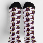 Design von Hexenmeisterwürfen Socken (Oben)
