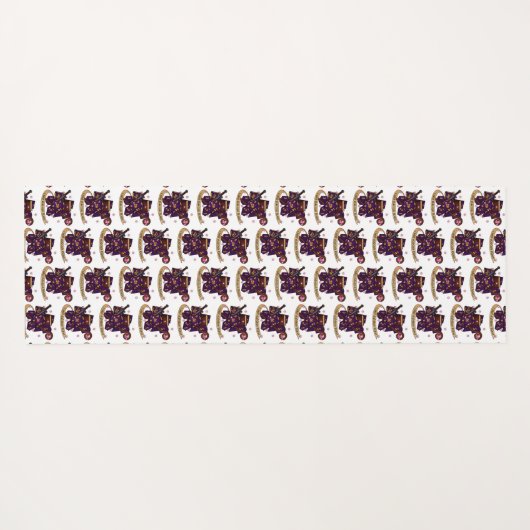 Design von Hexenmeisterwürfen Yogamatte (Rückseite (Horizontal))