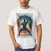 Design von Kampfkünsten / Karate-T - Shirt (Vorderseite)