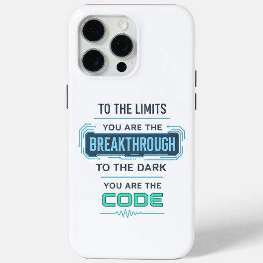 Design von KI-Angeboten - Durchbruch bei der Code  Case-Mate iPhone Hülle (Rückseite)