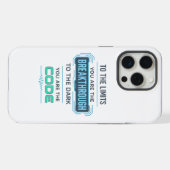 Design von KI-Angeboten - Durchbruch bei der Code iPhone Hülle (Rückseite (Horizontal))