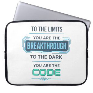 Design von KI-Angeboten - Durchbruch bei der Code  Laptopschutzhülle