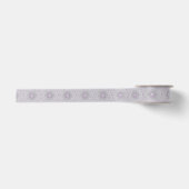 Design von Lavendel und Green Mandala Satinband (Vorderseite)