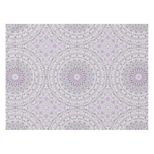 Design von Lavendel und Green Mandala Tischdecke (Vorderseite (Horizontal))