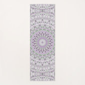 Design von Lavendel und Green Mandala Yogamatte (Vorderseite)