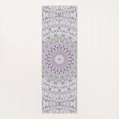 Design von Lavendel und Green Mandala Yogamatte (Rückseite)