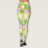 Design von Leggings Blume (Rückseite)