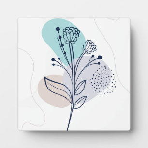 Design von Line Art Poster Fotoplatte