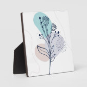 Design von Line Art Poster Fotoplatte (Vorderseite)