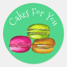 Design von Macaron Cakes Geschenkartikelmarken