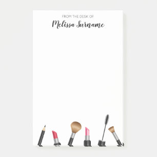 Design von Make-up-Artikeln & personalisierter Nam Post-it Klebezettel