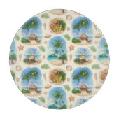 Design von Mehndi: Gedrehtes Doodle Tracery Schneidebrett (Vorderseite)