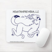 Design von MountainFire-Medien-Logos Mousepad (Mit Mouse)