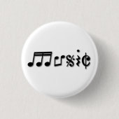 Design von Musik Button (Vorderseite)