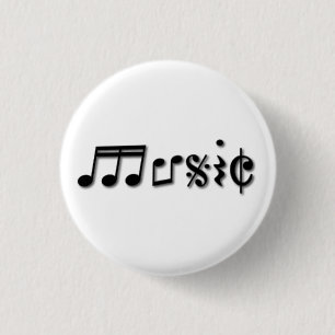 Design von Musik Button