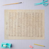 Design von Musik und Rose 8 Seidenpapier (Basteln)