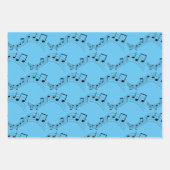 Design von Musiknotes Geschenkpapier Set (Vorderseite 3)