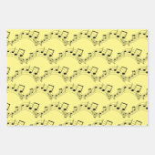 Design von Musiknotes Geschenkpapier Set (Vorderseite 2)